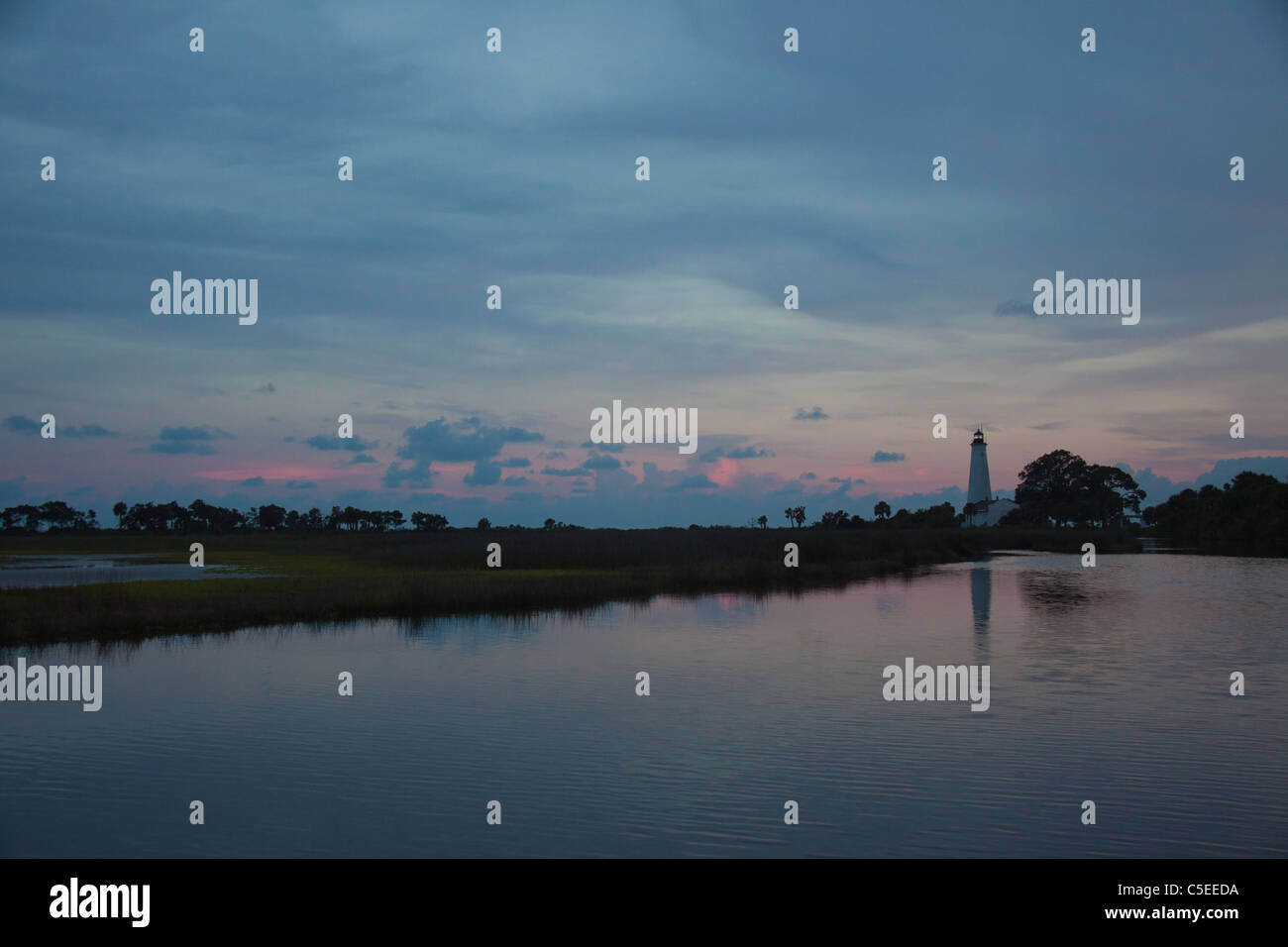 St. markiert Leuchtturm, Florida, USA Stockfoto