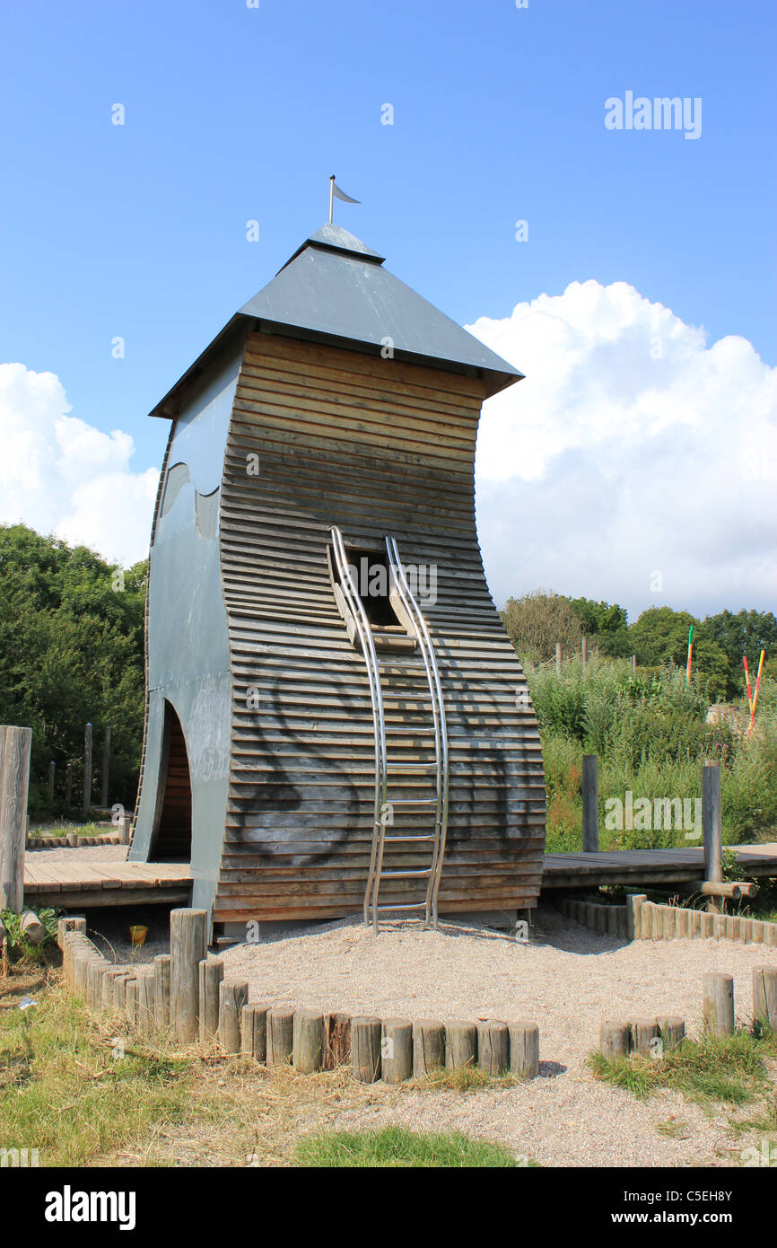 Kinderspielplatz in Valbyparken, Kopenhagen, Dänemark Stockfoto