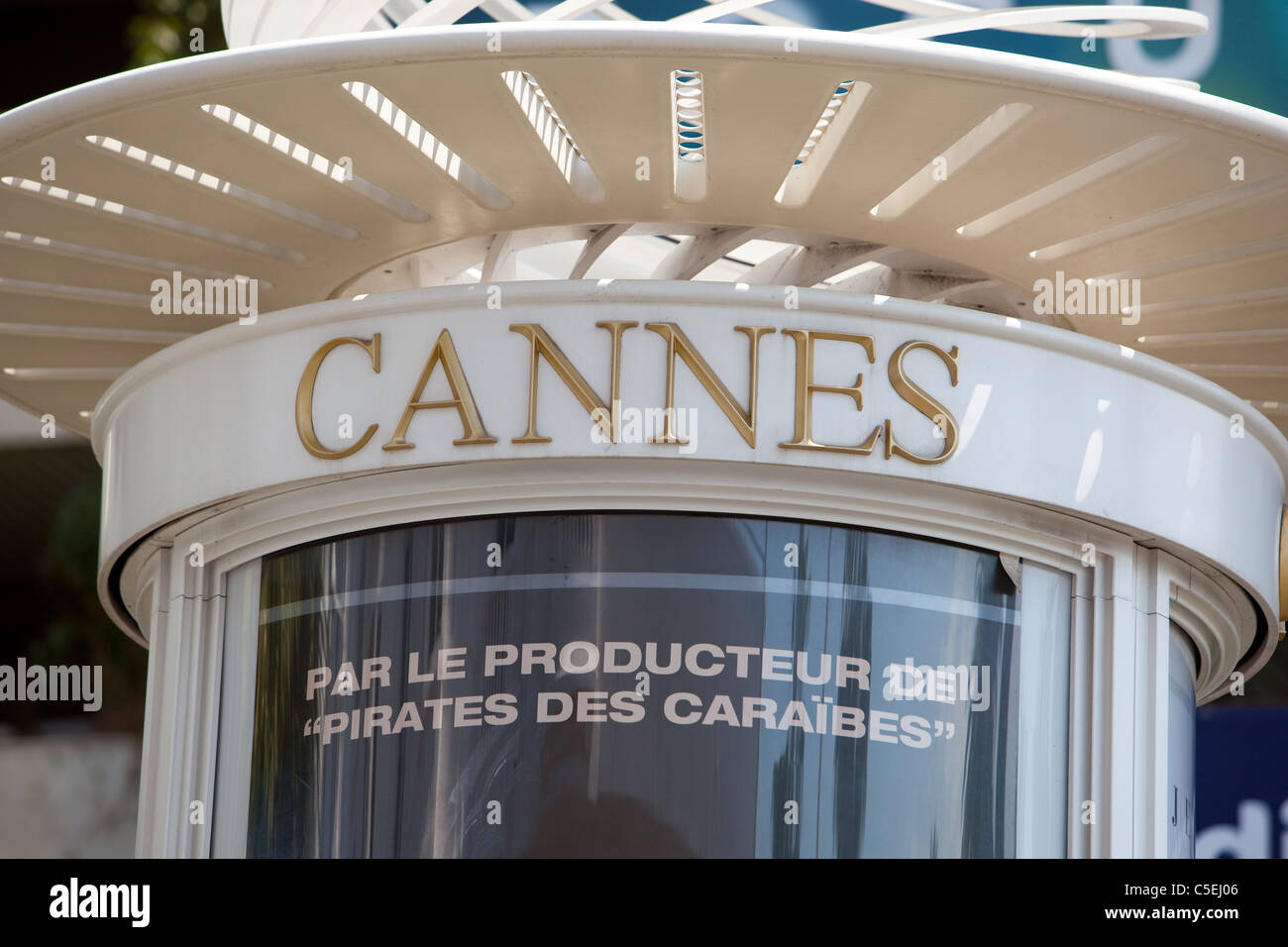 Werbeplakate für Cannes Film-Festival Cannes Frankreich Stockfoto