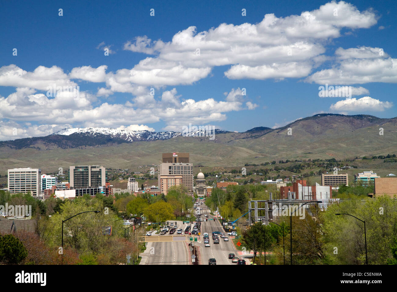 Stadtbild von Boise, Idaho, USA. Stockfoto