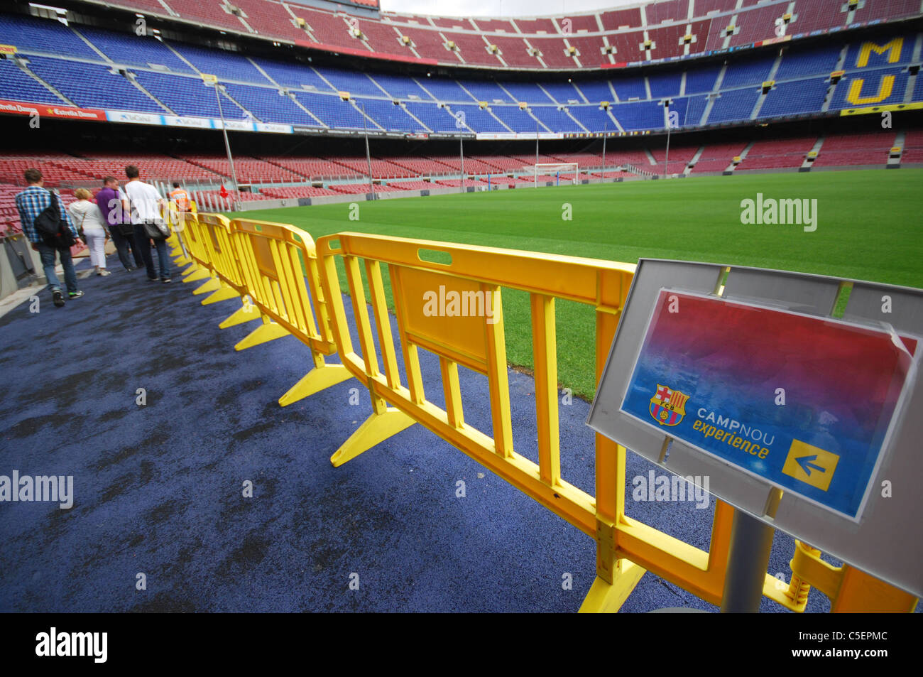 Camp Nou, Barcelona Fußballstadion Spanien Stockfoto