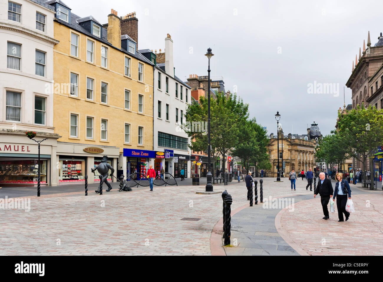 Stadtplatz in Stadtzentrum, Dundee, Central Lowlands, Scotland, Großbritannien Stockfoto
