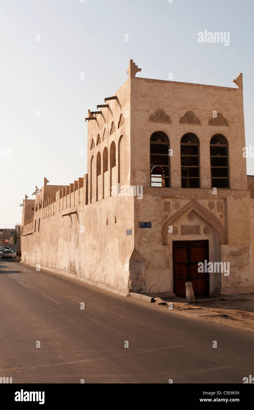 Elk204-1313v Bahrain, Muharraq, Beit Scheich Isa Bin Ali Haus 1800 Stockfoto
