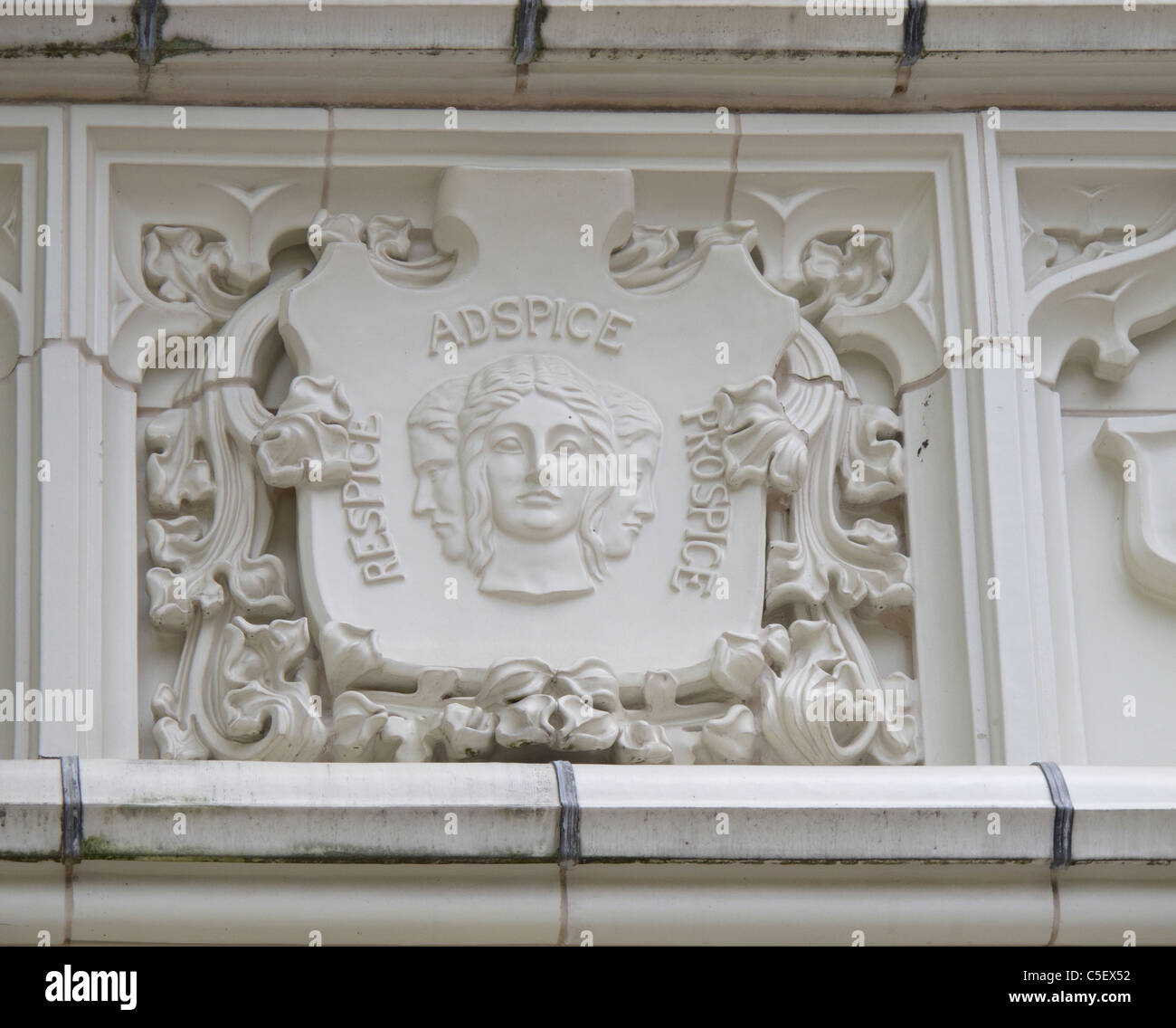 Außenseite des City College of New York Stockfoto
