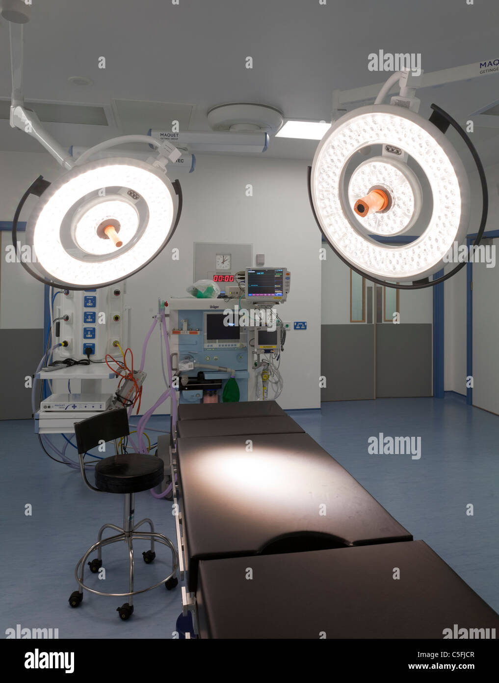 OP-Saal / Theater in einem Krankenhaus Krebs Stockfoto