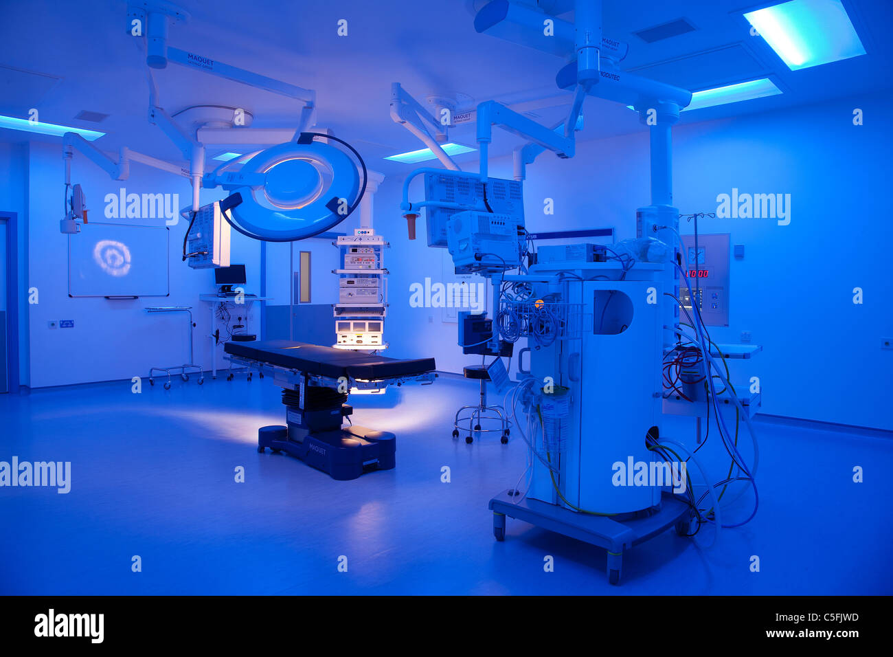 OP-Saal / Theater in einem Krankenhaus Krebs Stockfoto