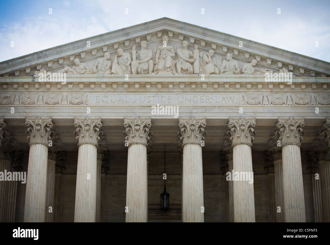 Die Vereinigten Staaten Supreme Court Gebäude 1 First Street, NE, Washington D.C., USA Stockfoto