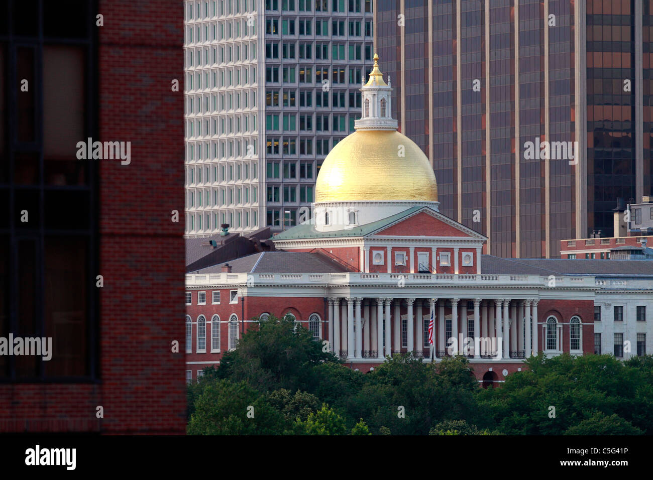 Das State House in Boston, Massachusetts Stockfoto