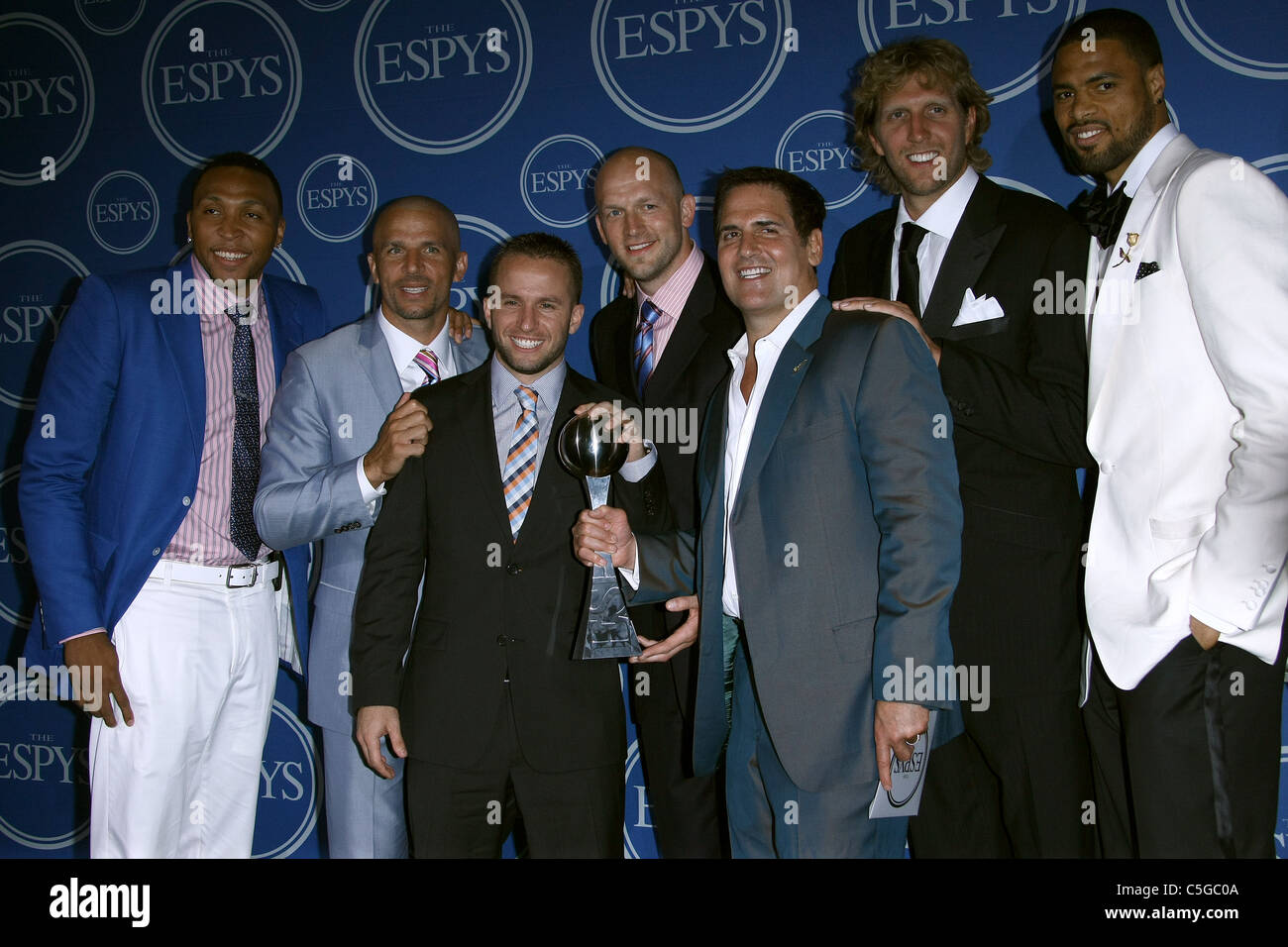 DALLAS MAVERICKS MARK CUBAN die 2011 ESPY AWARDS DRUCKSAAL DOWNTOWN LOS ANGELES Kalifornien USA 13. Juli 2011 Stockfoto
