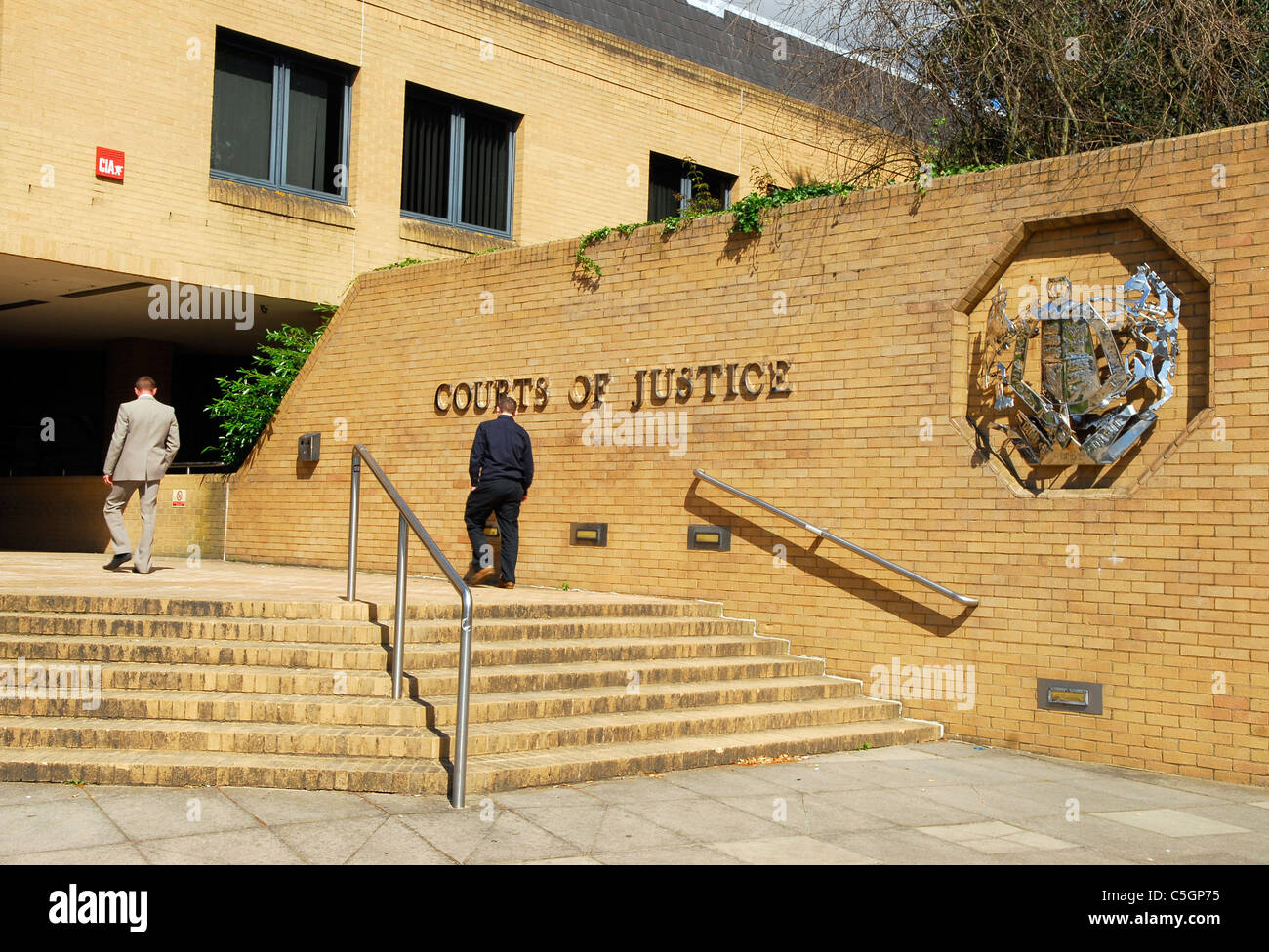 Exterieur des Crown Court, Southampton, Hampshire, UK. Stockfoto