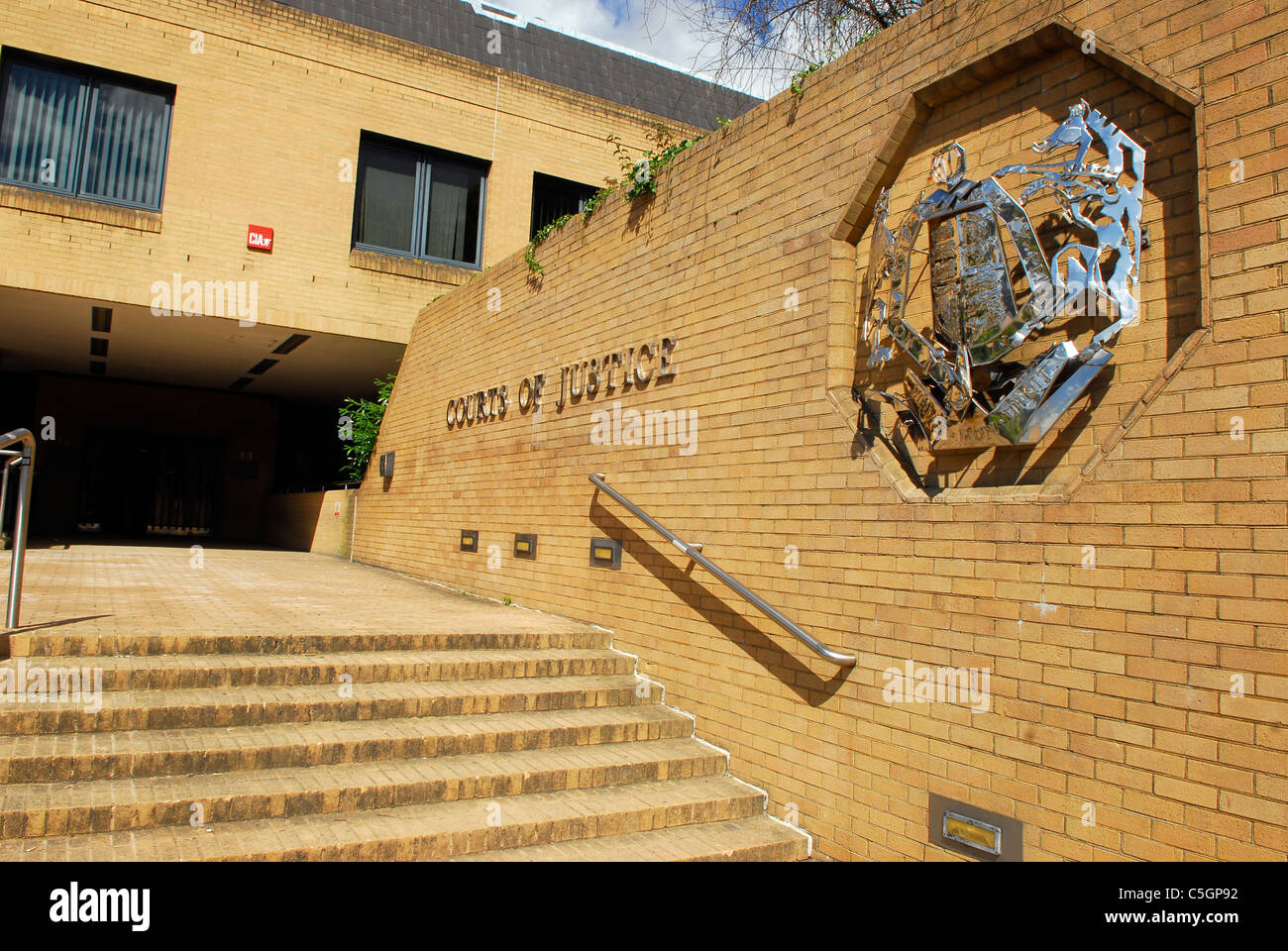 Exterieur des Crown Court, Southampton, Hampshire, UK. Stockfoto