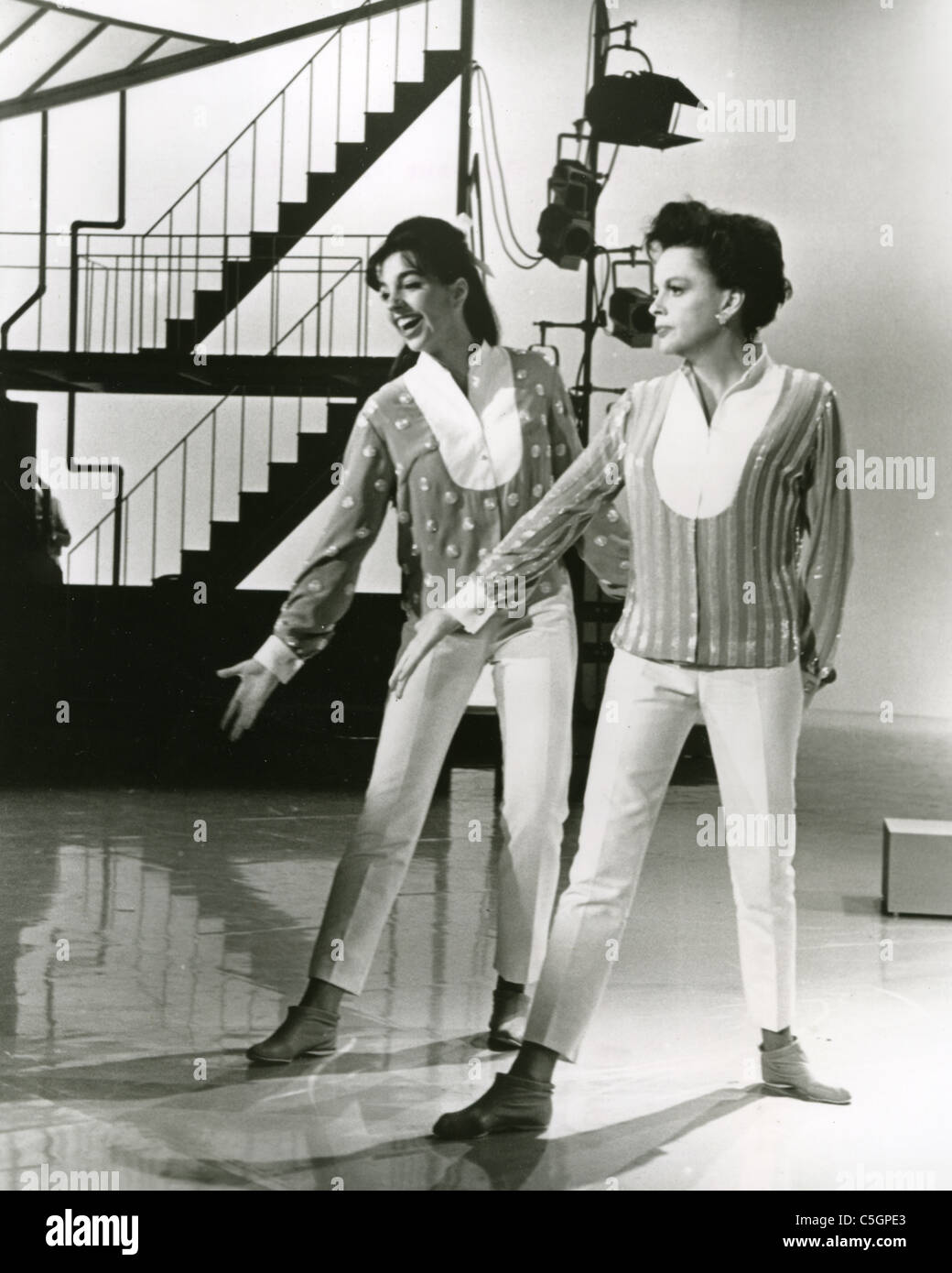 JUDY GARLAND mit Tochter Liza Minnelli um 1970 Stockfoto