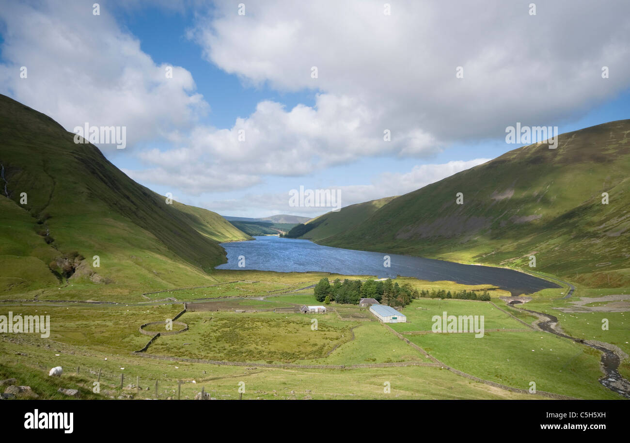Talla Reservoir - Scottish Borders Stockfoto