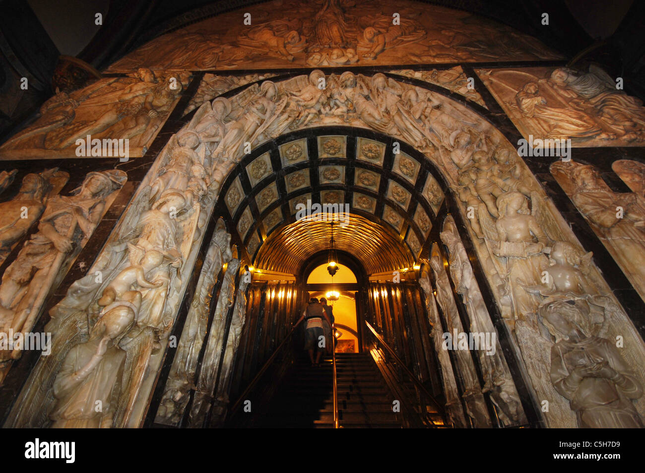 Kloster Montserrat in der Nähe von Barcelona Spanien Stockfoto