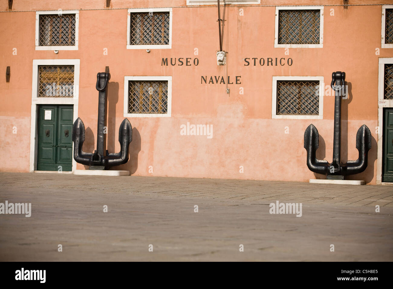 Außenansicht des Museums der Geschichte der Marine, Venedig, Italien Stockfoto