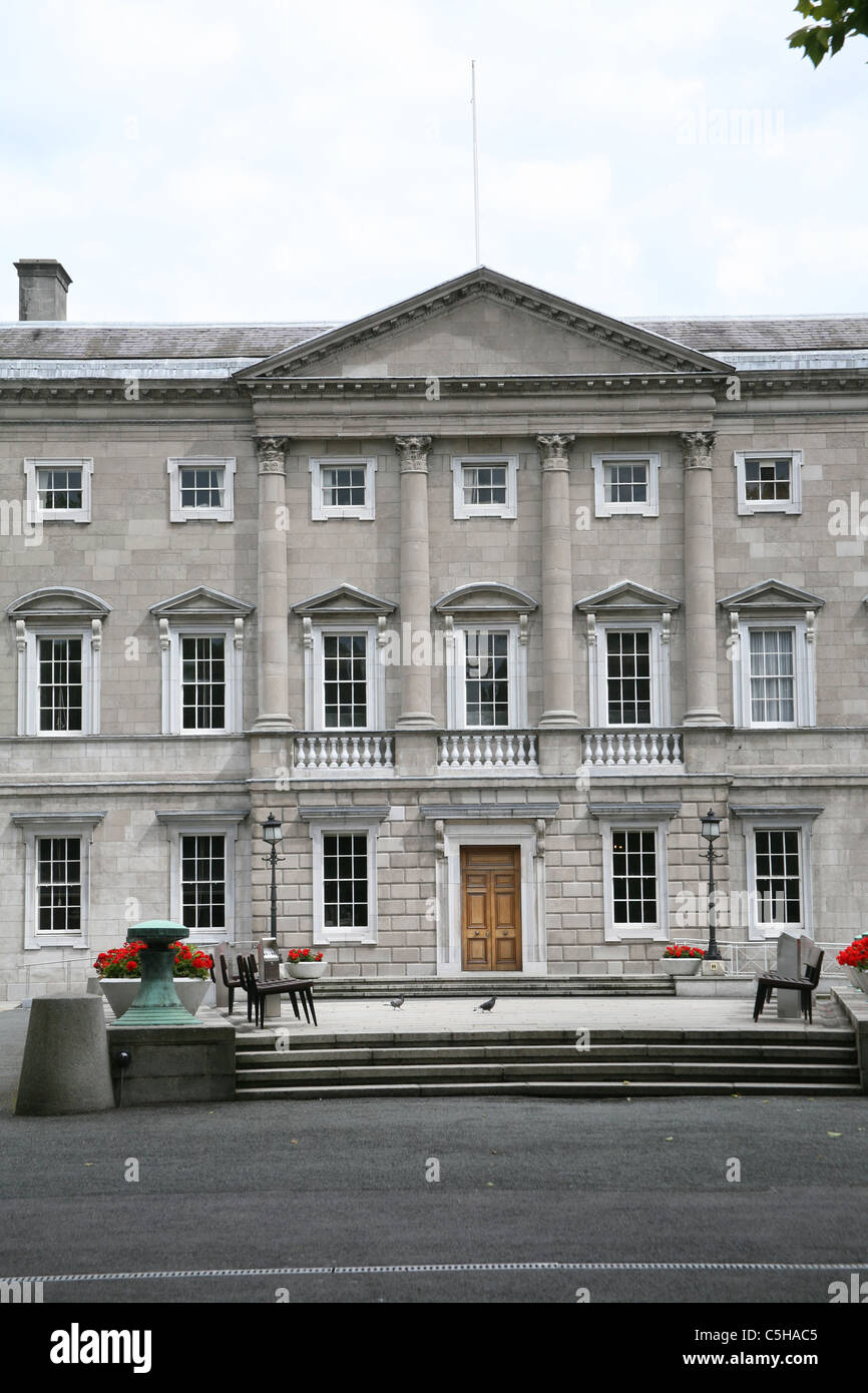 Dail Eireann irische Regierung Gebäude in der Kildare Street in Dublin Stockfoto
