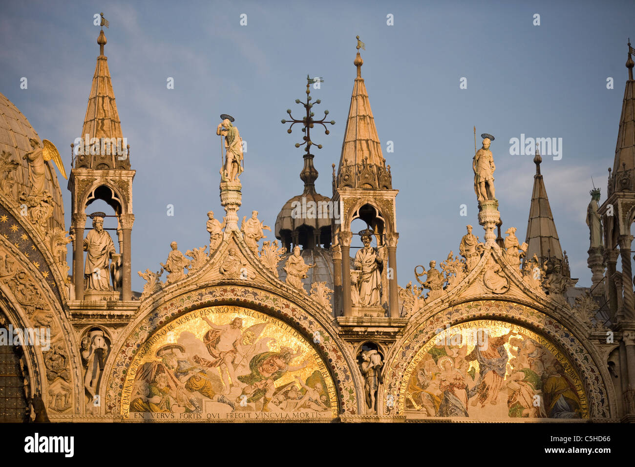 St. Marks-Basilika, Venedig, Italien Stockfoto