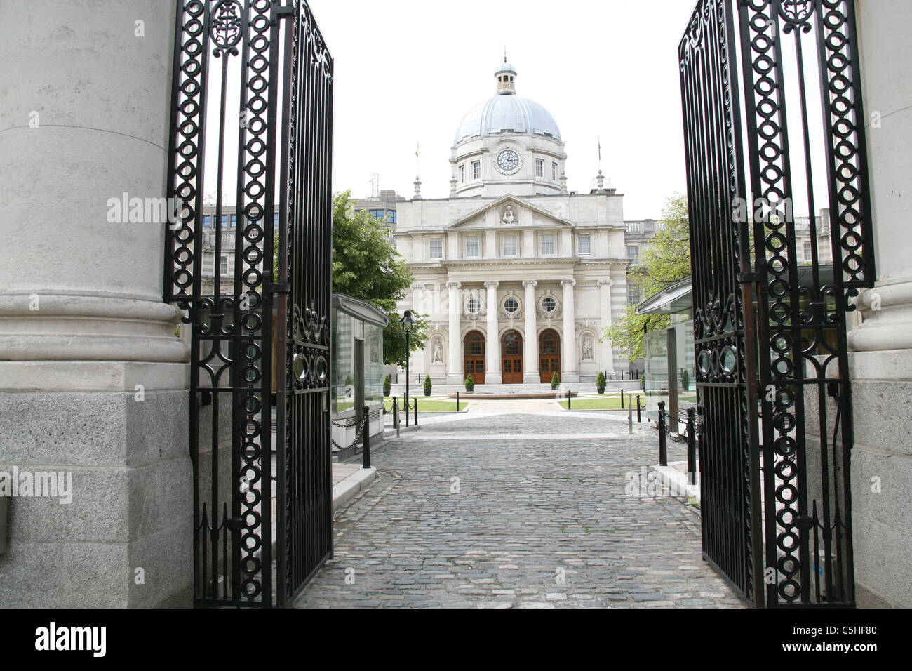 Regierungsgebäude in Dublin Irland Stockfoto