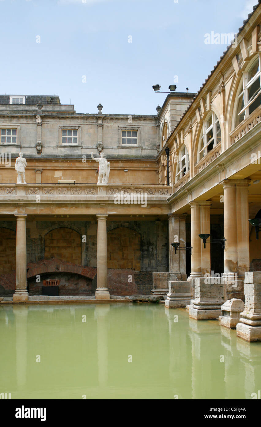 Roman Bath in England Stockfoto