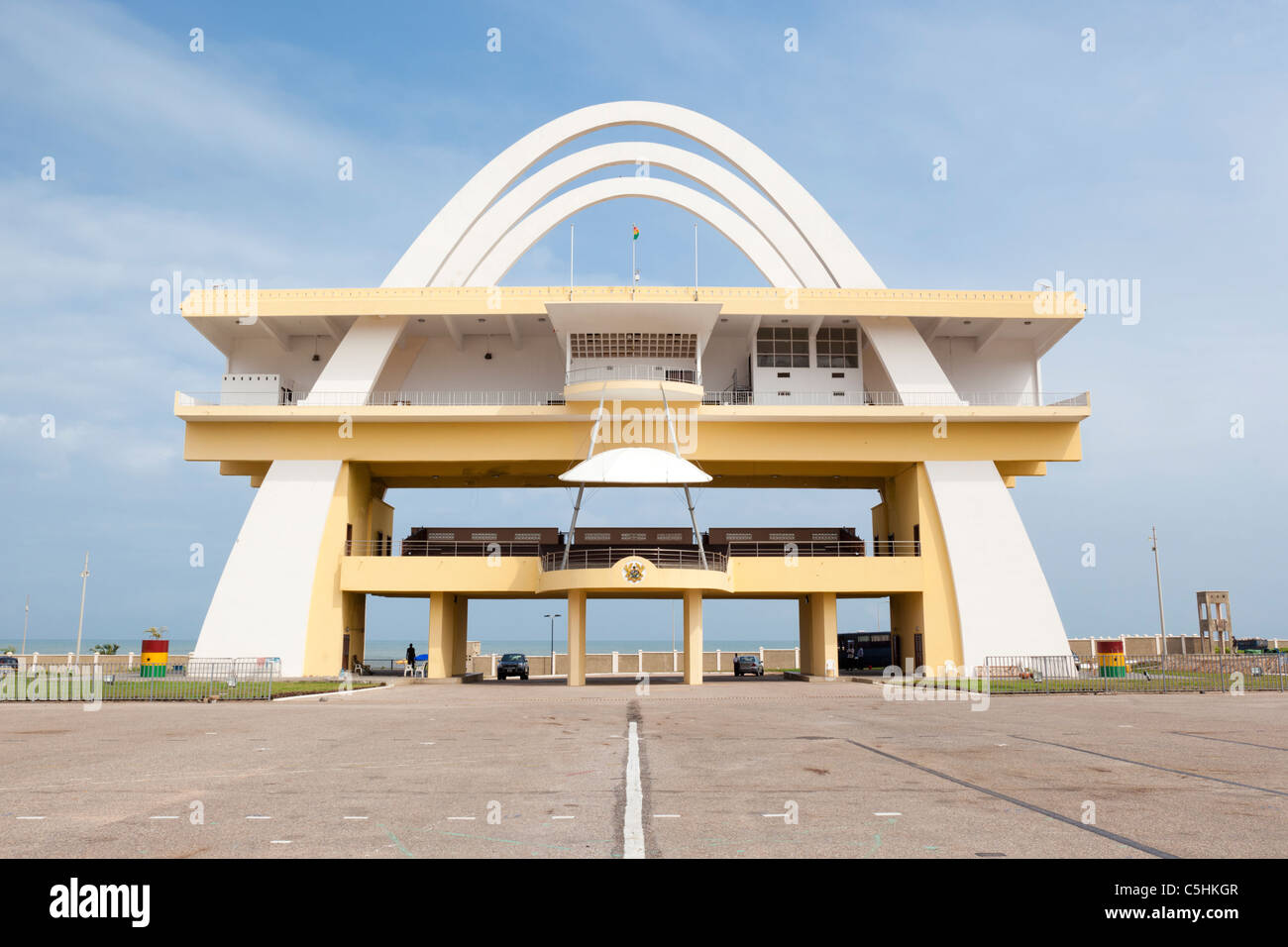 Unabhängigkeit-Bogen in Platz der Unabhängigkeit. Accra, Ghana Stockfoto