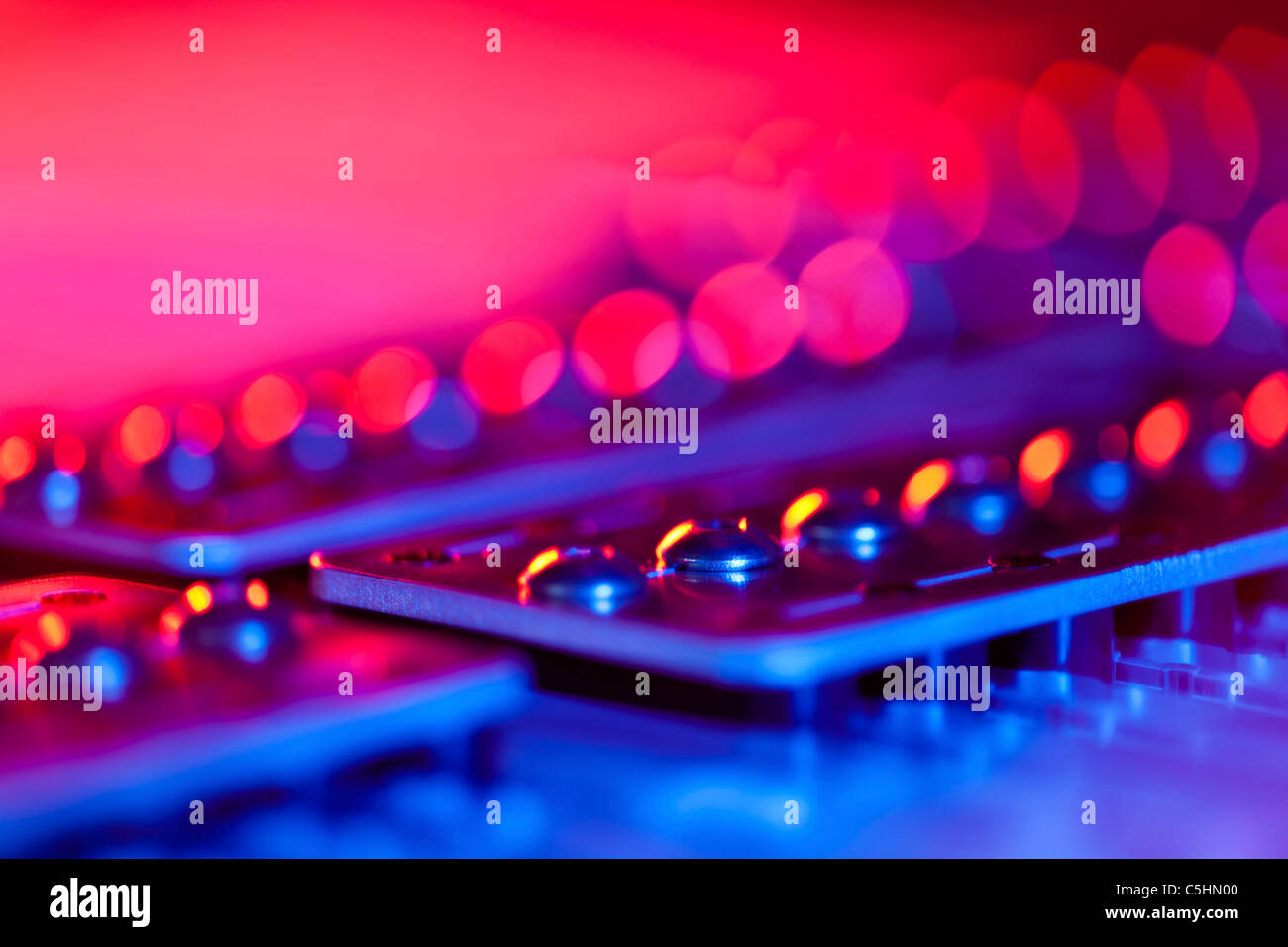 Genom-Sequenzierung-Maschine Stockfoto
