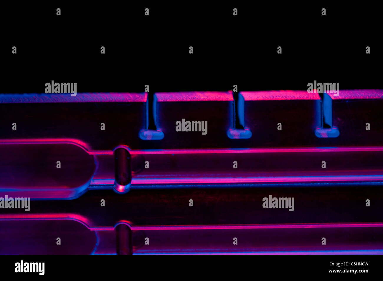 Genom-Sequenzierung-Maschine Stockfoto