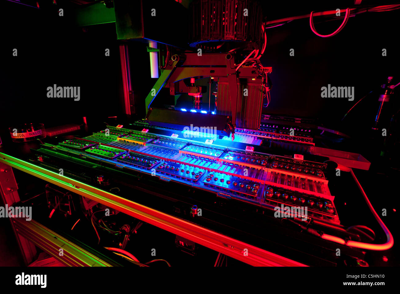 Genom-Sequenzierung-Maschine Stockfoto