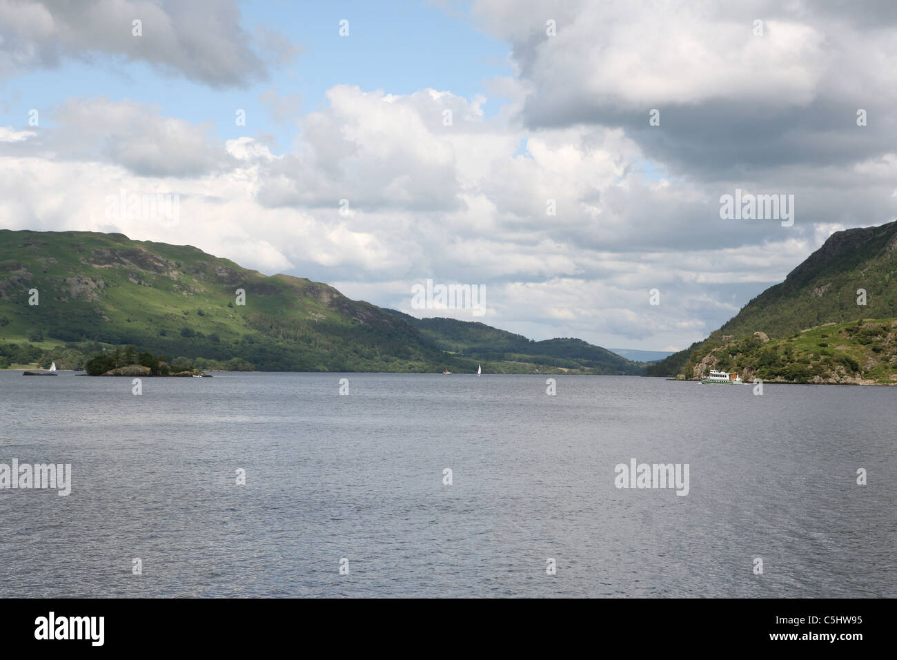 Ullswater der Seenplatte Cumbria England U K UK Großbritannien United Kingdom GB G B Stockfoto