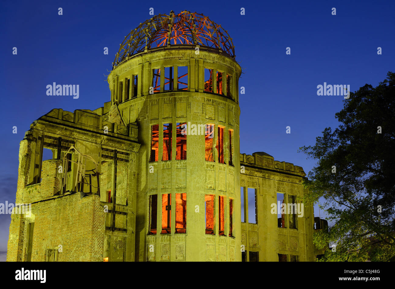 Hiroshima, Japan auf atomarer Kuppel. Stockfoto