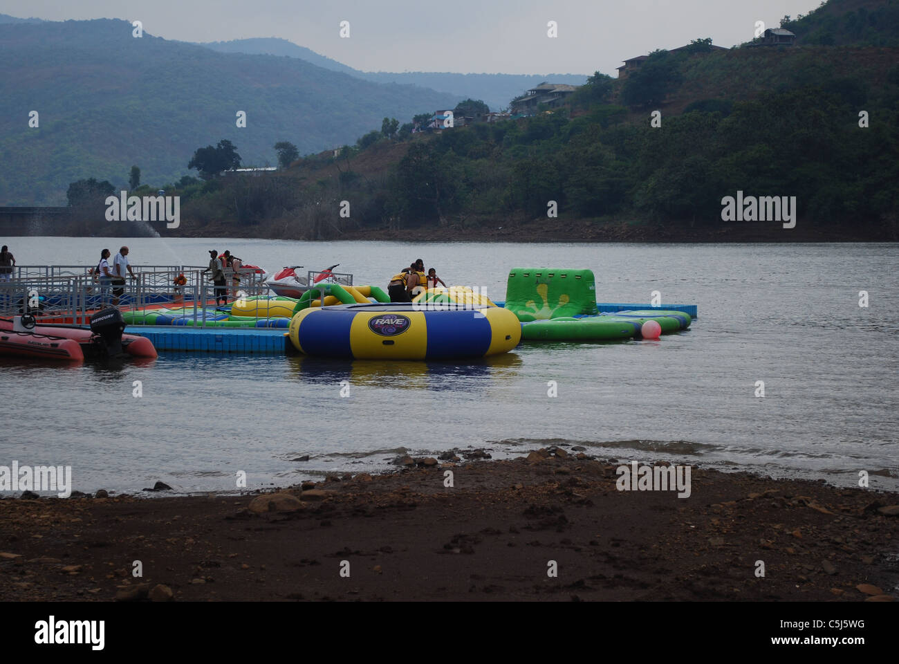 Wasser-Spiel Stockfoto