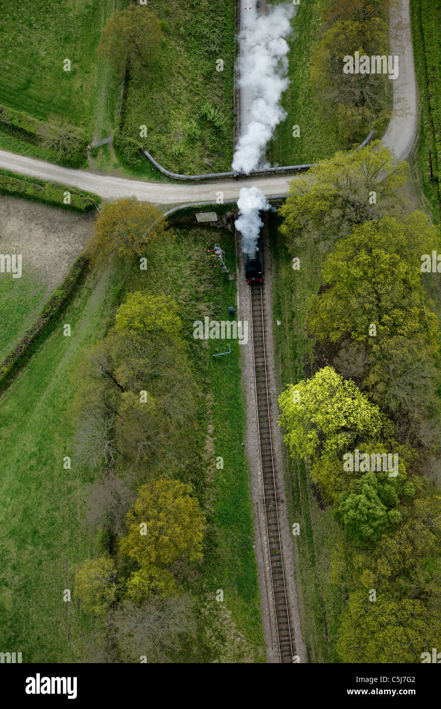 Bluebell Linie Dampfzug Stockfoto