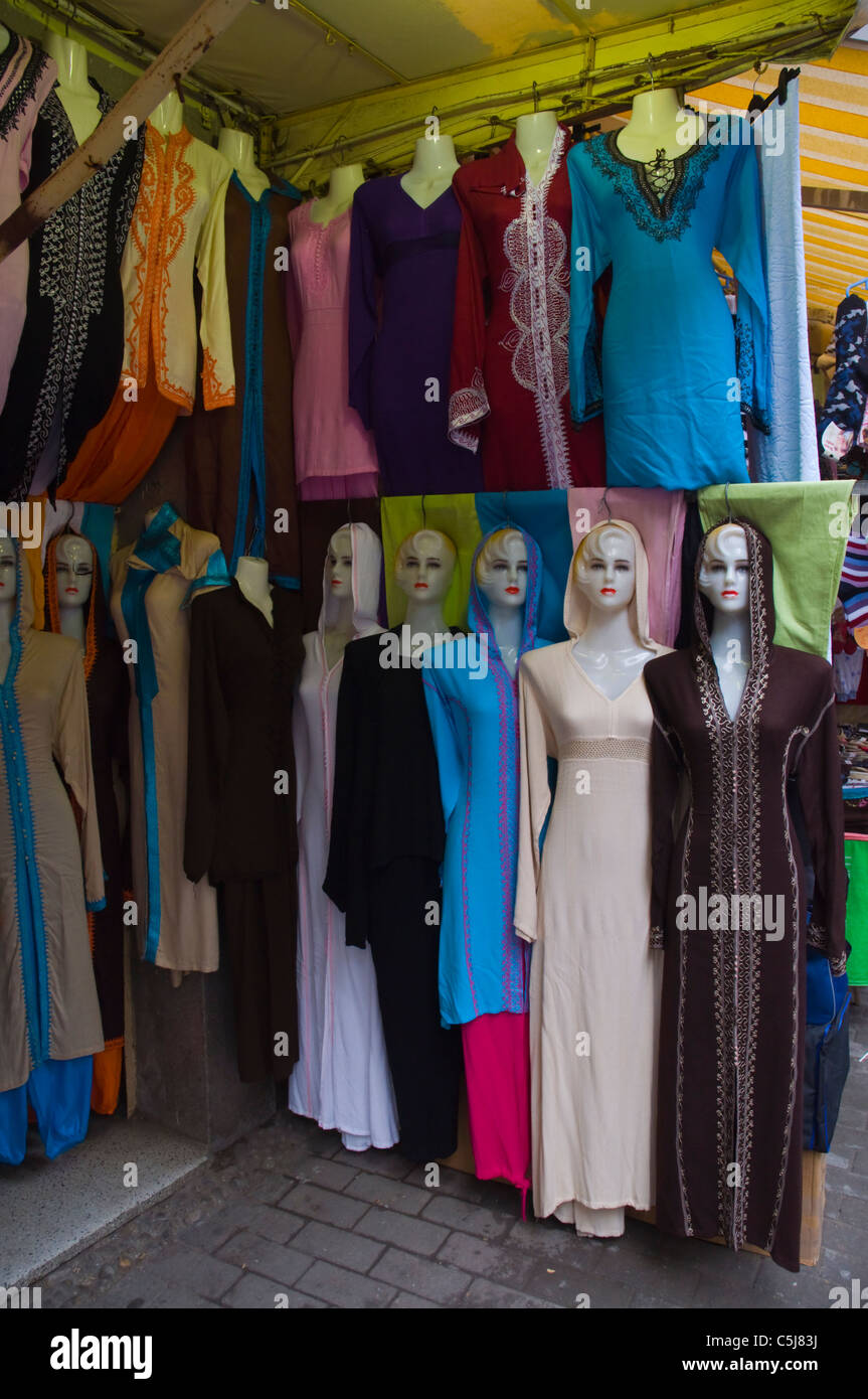 Lokale Mode für Frauen Tanger Marokko in Nordafrika Stockfoto