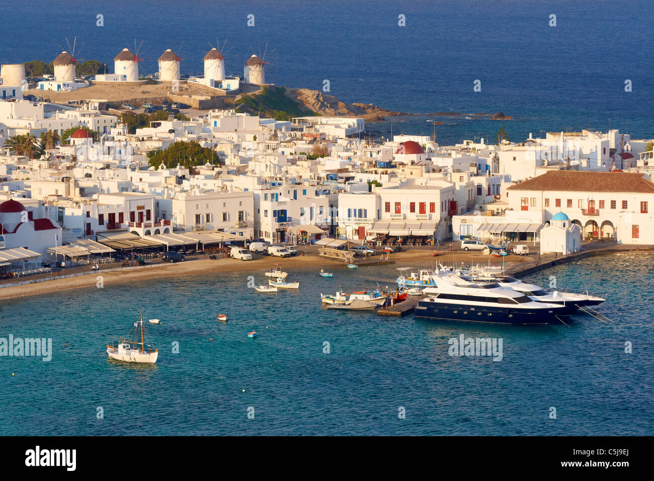 Mykonos - Kykladen, Griechenland Stockfoto