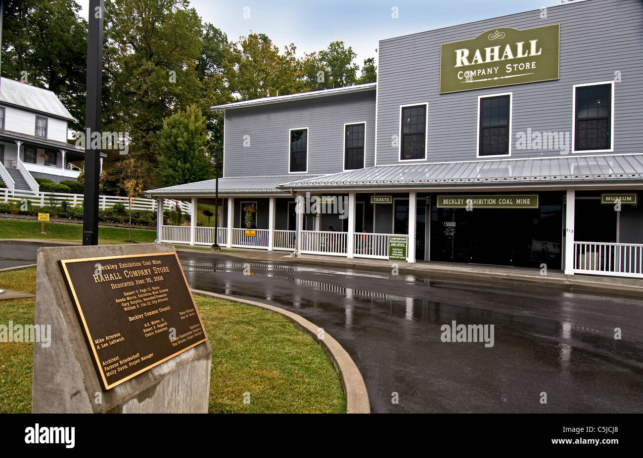 DDie Rahall Country Store und Museum an der Beckley Exhibition Coal Mine in Beckley, West Virginia Stockfoto