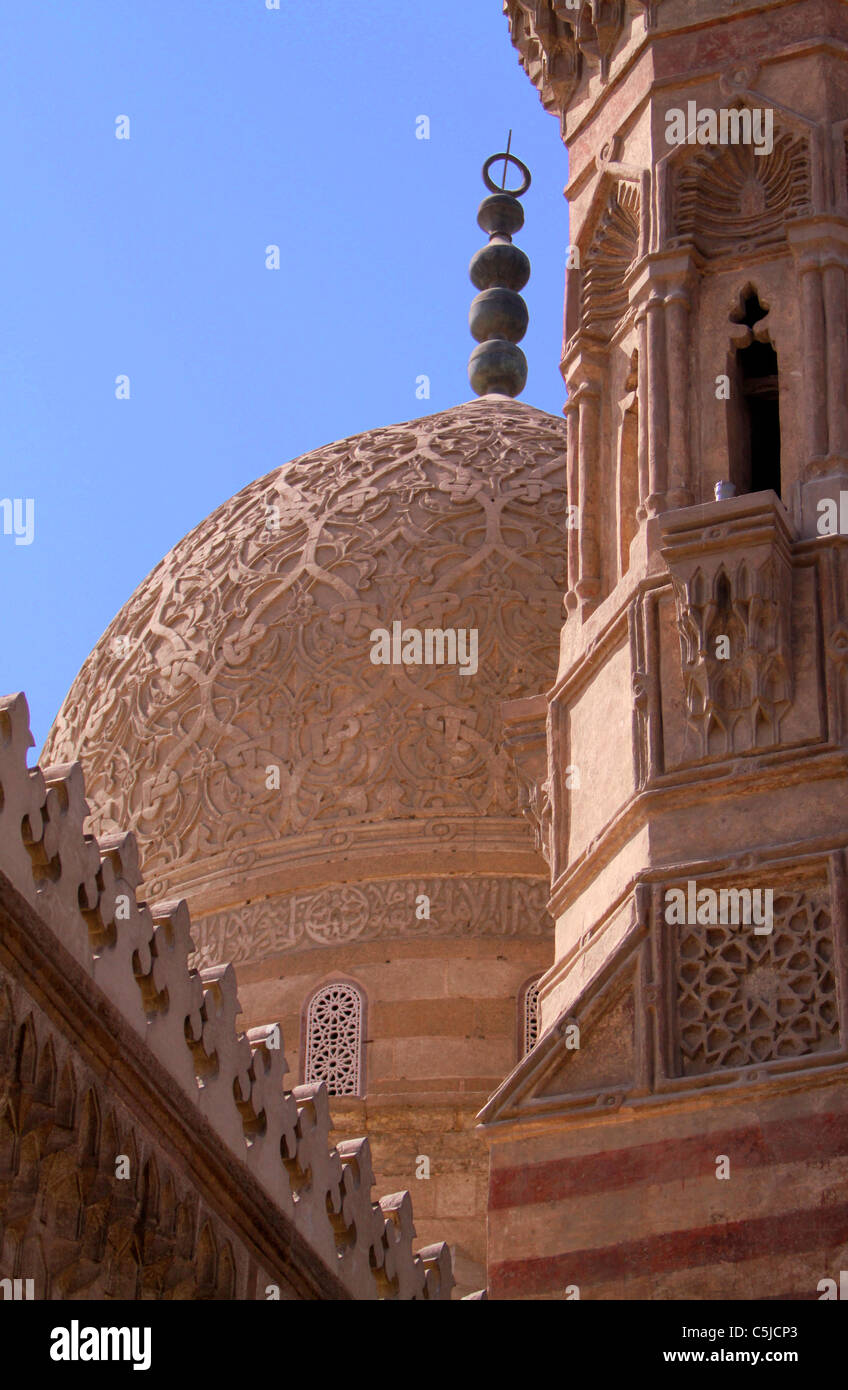 Kuppel der Moschee in Alt-Kairo. Stockfoto