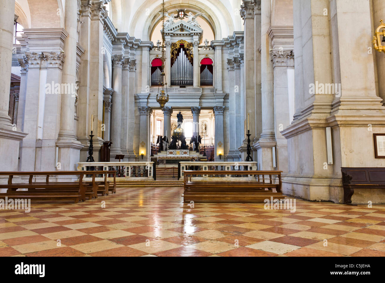 Italien Venedig-06 APR 2011: Kirche von San Giorgio Maggiore in Venedig innen Detail Stockfoto