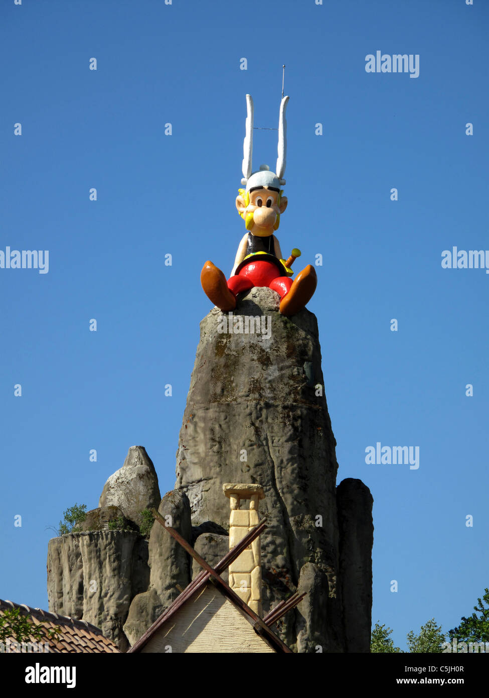 Parc Asterix, Vergnügungspark, Oise, in der Nähe von Paris, Ile-de-France, Frankreich Stockfoto