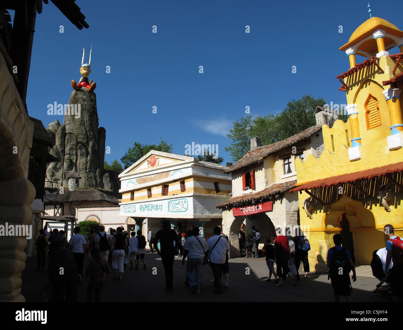 Parc Asterix, Vergnügungspark, Oise, in der Nähe von Paris, Ile-de-France, Frankreich Stockfoto