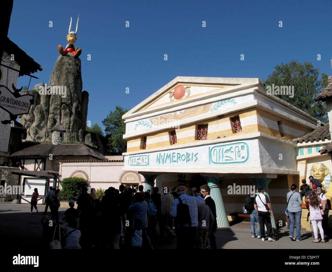 Parc Asterix, Vergnügungspark, Oise, in der Nähe von Paris, Ile-de-France, Frankreich Stockfoto