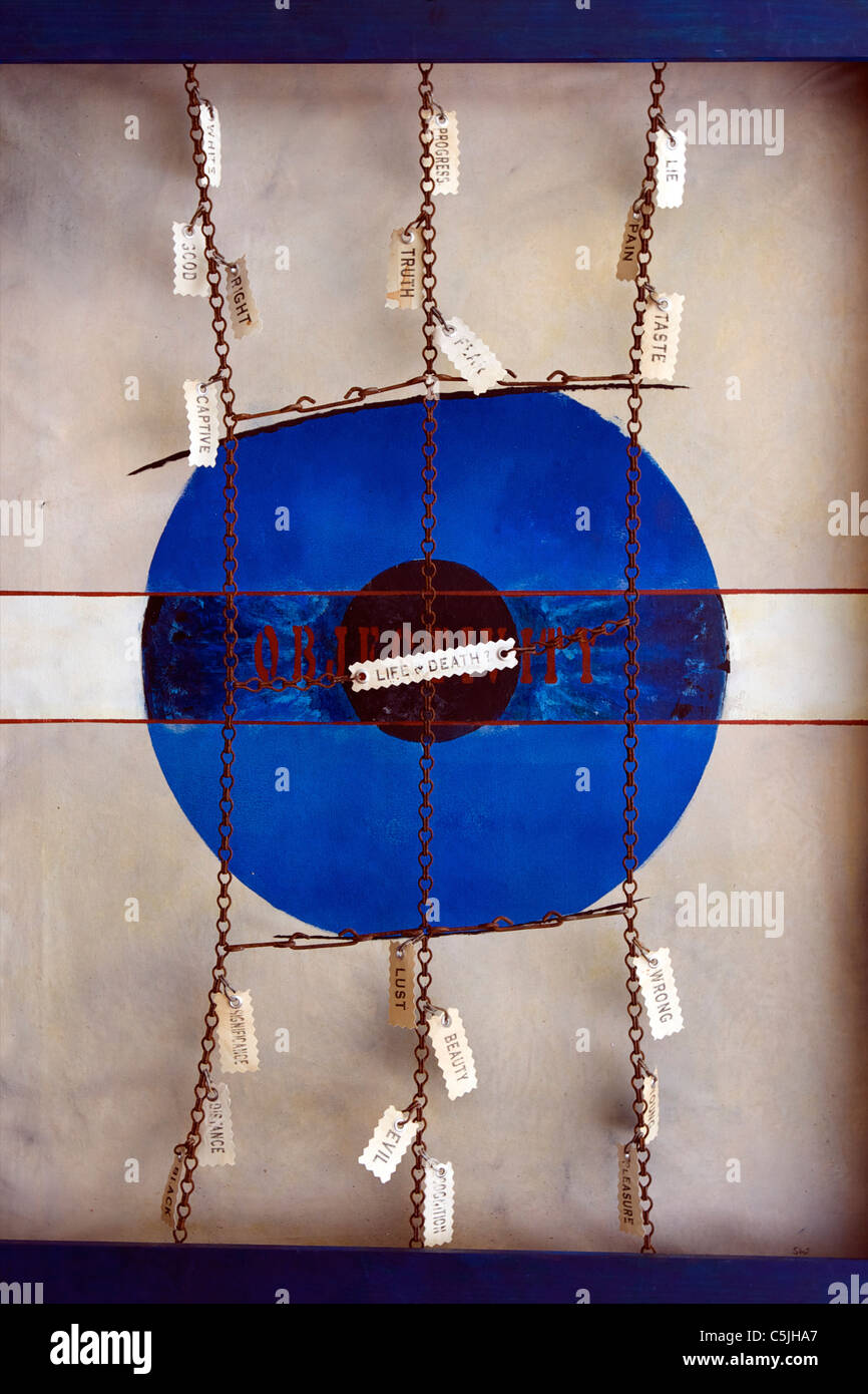 Stoi Artwork: Objektivität Stockfoto