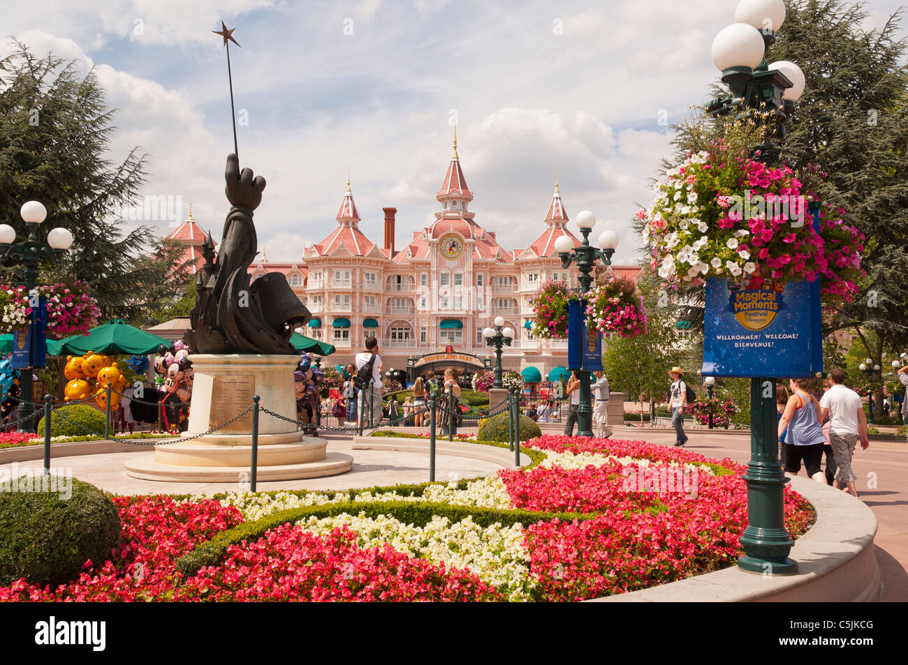 Das Disneyland Hotel in Disneyland Paris in Frankreich Stockfoto