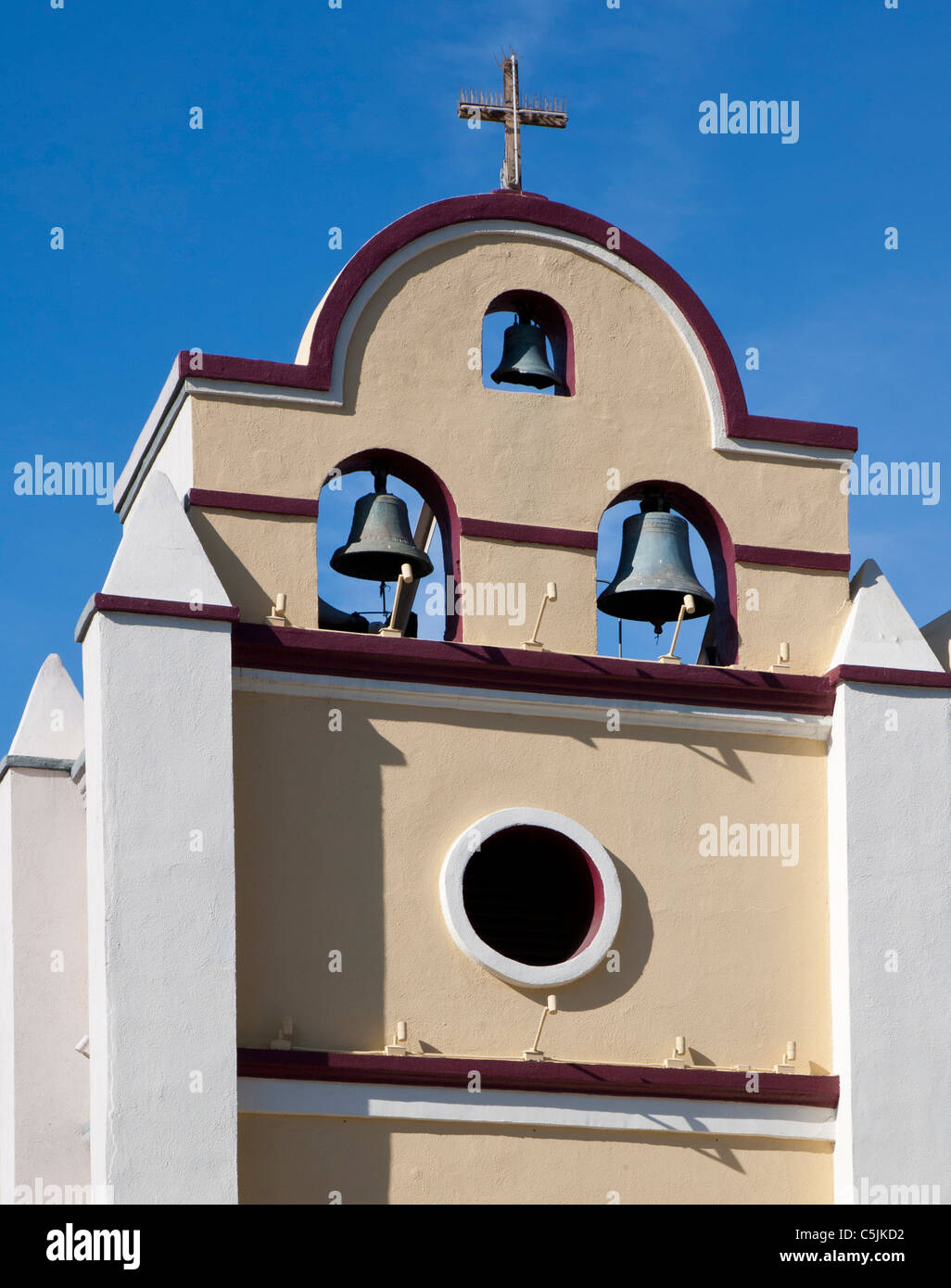 Maria Königin der Engel (Nuestra Señora Reina de Los Angeles), Spanisch kolonialen Altstadt, Los Angeles, Kalifornien, USA Stockfoto