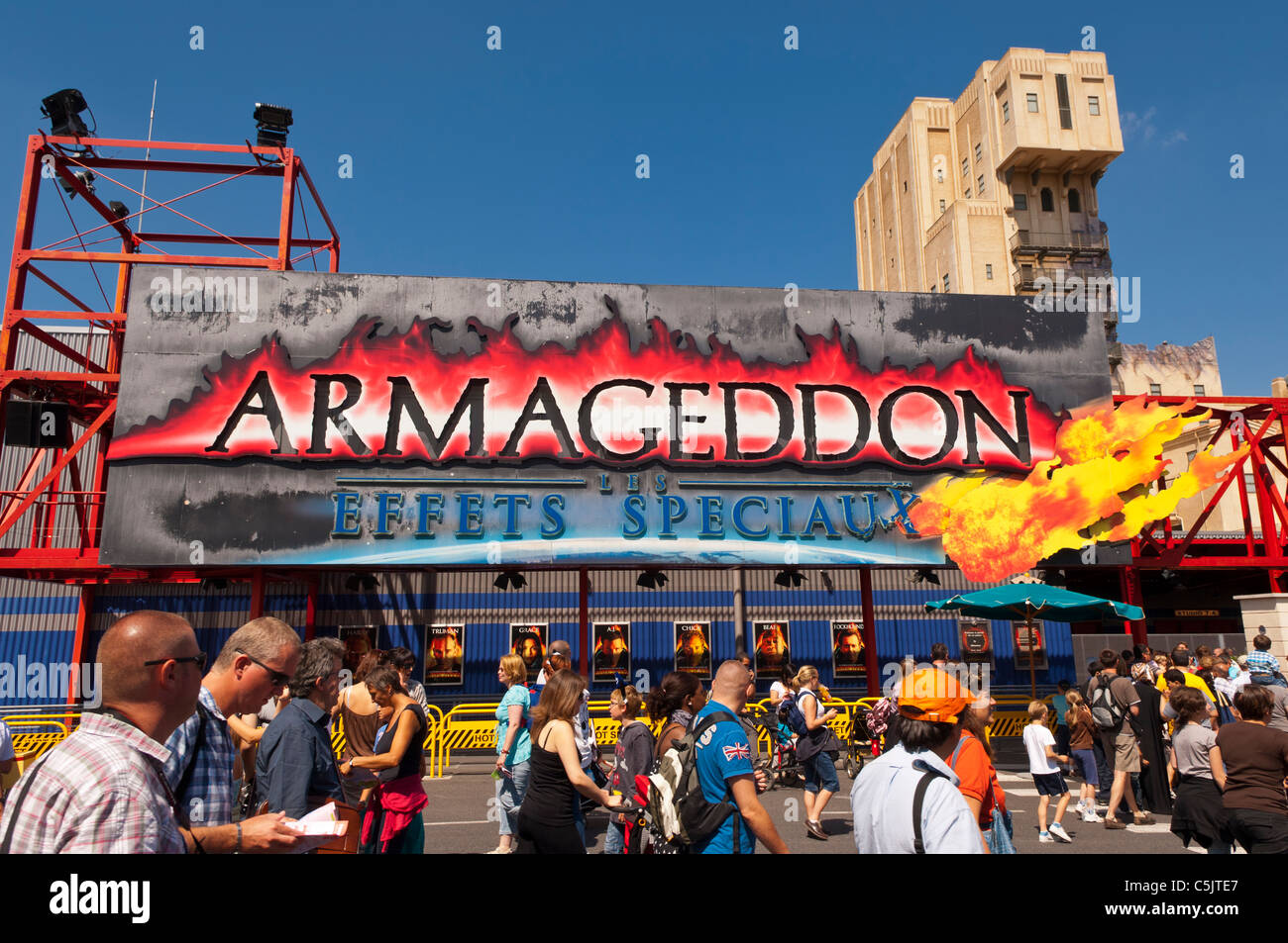Der Armageddon-Show Special Effects im Walt Disney Studios Park im Disneyland Paris in Frankreich Stockfoto