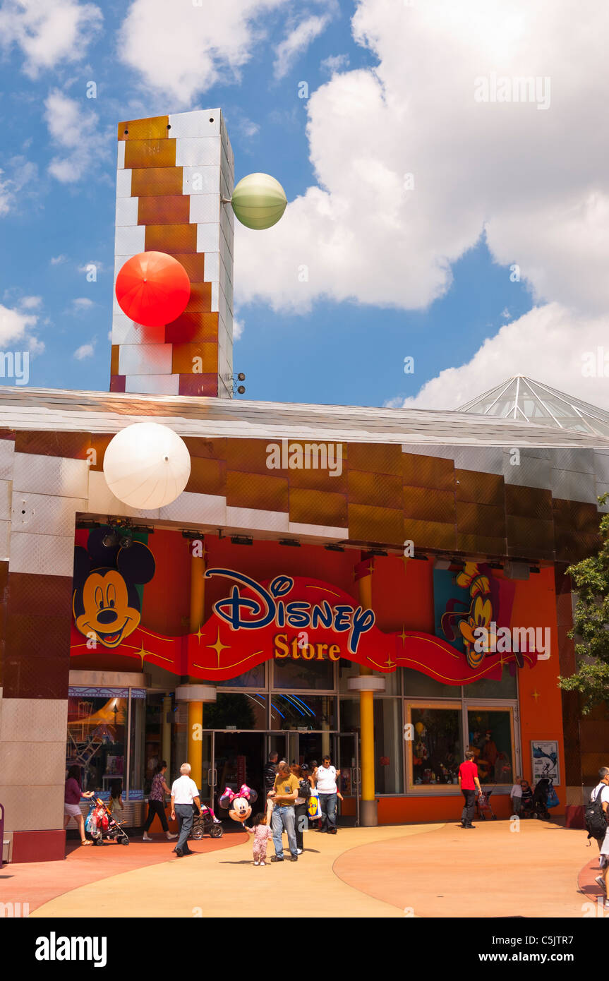 Der Disney Store in Disney Village im Disneyland Paris in Frankreich Stockfoto