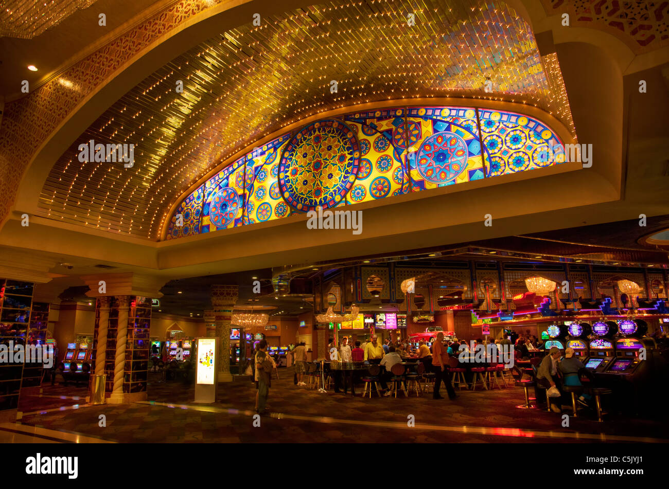 Das Sahara Hotel and Casino, Las Vegas, Nevada. Stockfoto