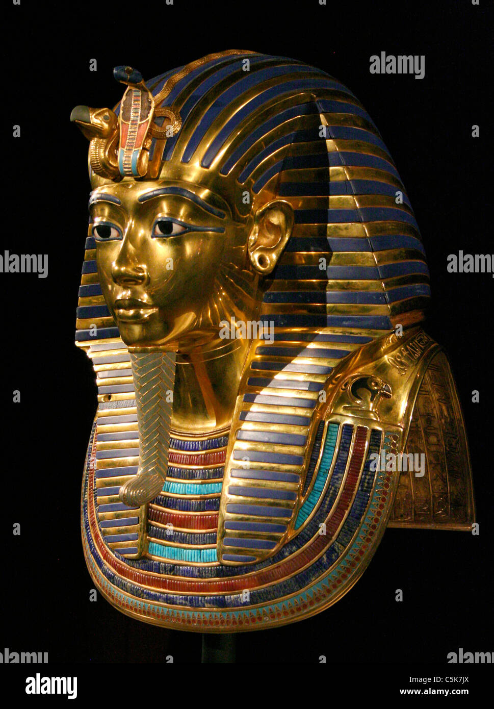 Tutanchamun-Maske Stockfoto