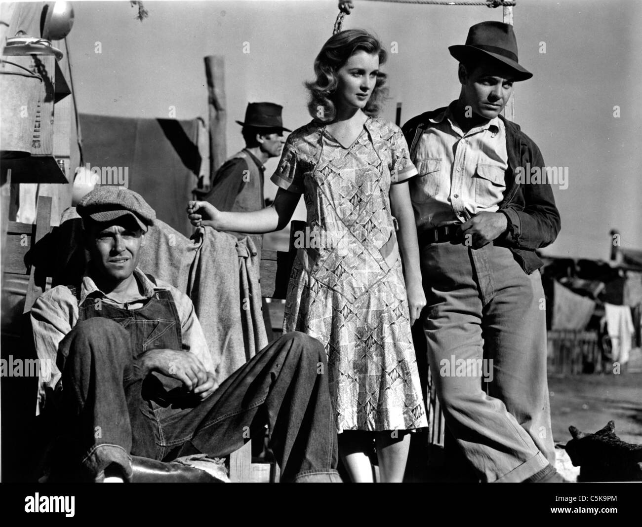 Die Trauben des Zorns Jahr: 1940 USA Henry Fonda, Doris Bowdon, Eddie Quillan Regie: John Ford, John Steinbeck basierend Stockfoto