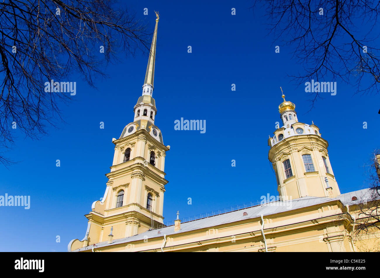 Die St. Peter und St. Paul Kathedrale, St. Petersburg, Russland Stockfoto