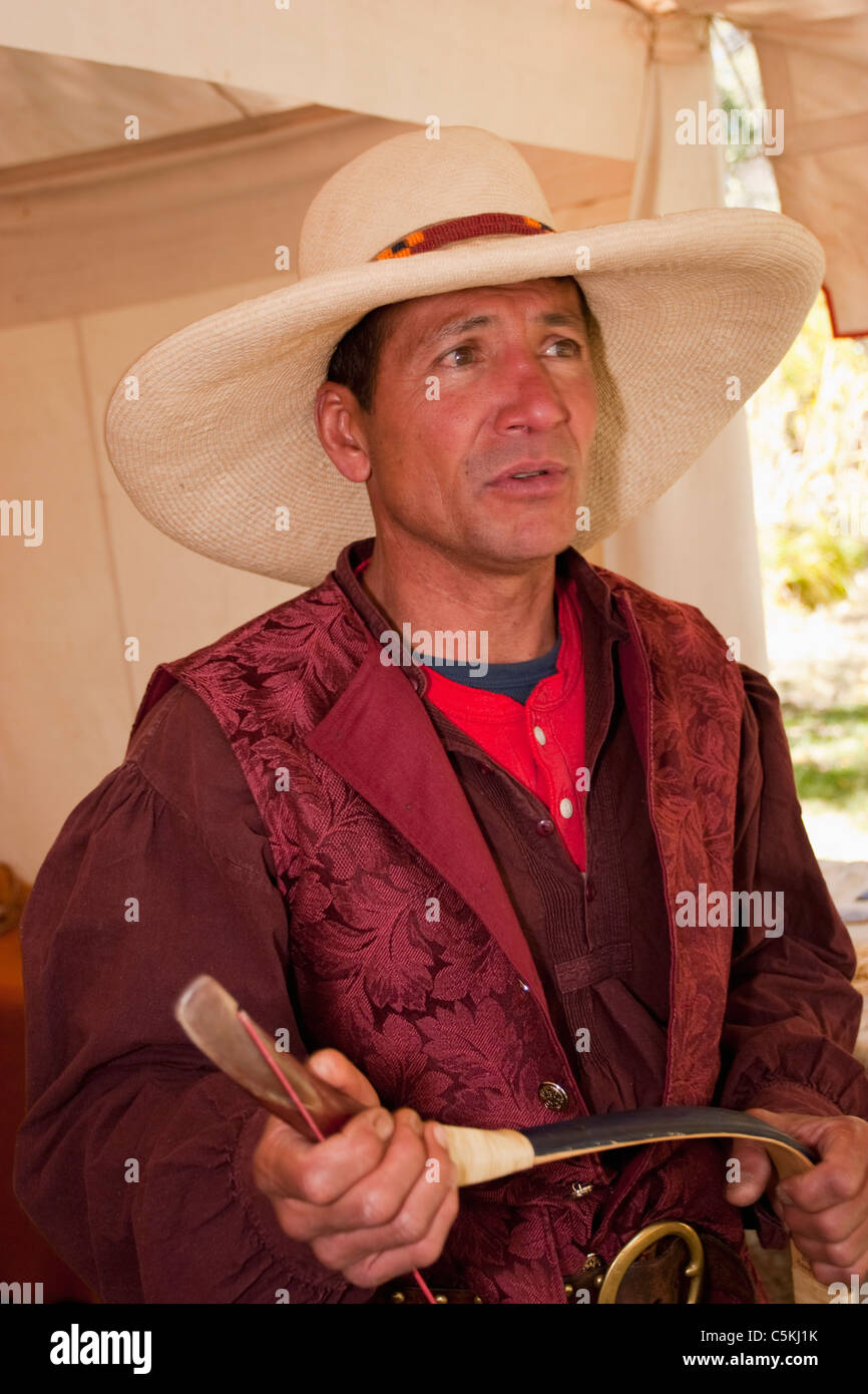 Charles Acuna bowmaker Stockfoto