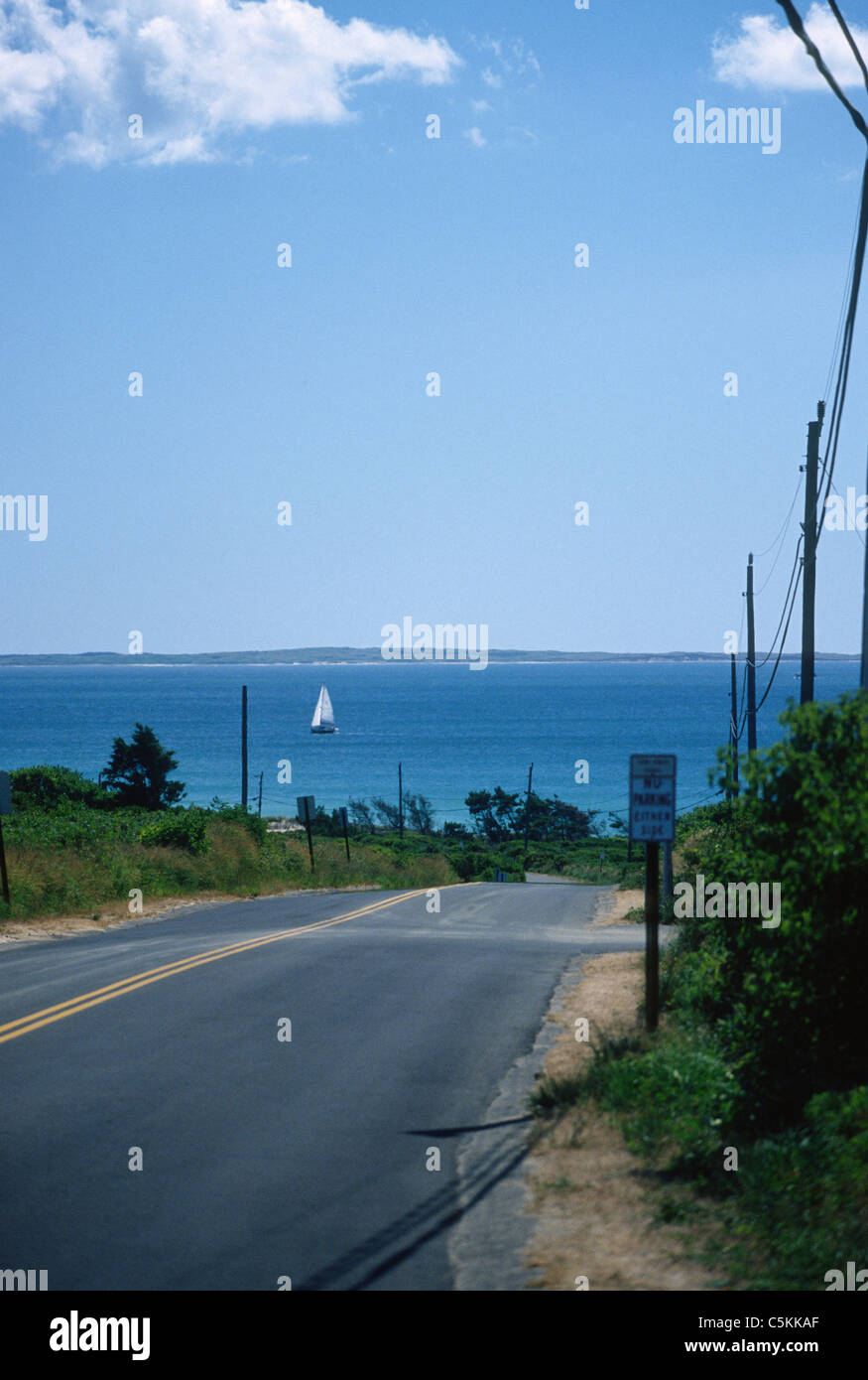 Segeln Marthaâ€™ s Weinberg, MA Stockfoto